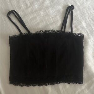 Forever 21 Black Lace Bandeau